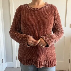 Orvis Women's Chenille Sweater - Dusty Pink - Large